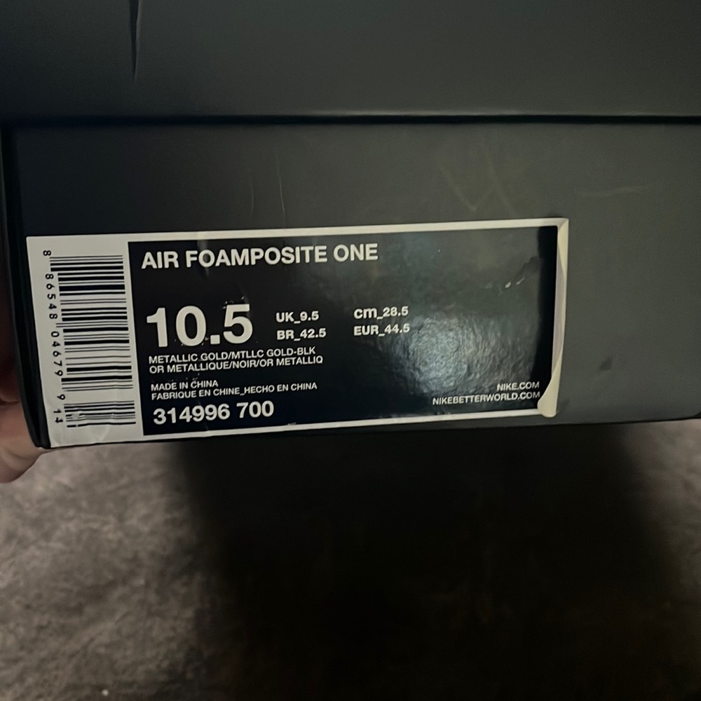 2015 Air Foamposite ones